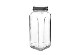 Hermia Tarro de Cristal Plateado SHY980 de 980 ml